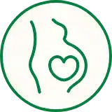 妊婦イメージのアイコン