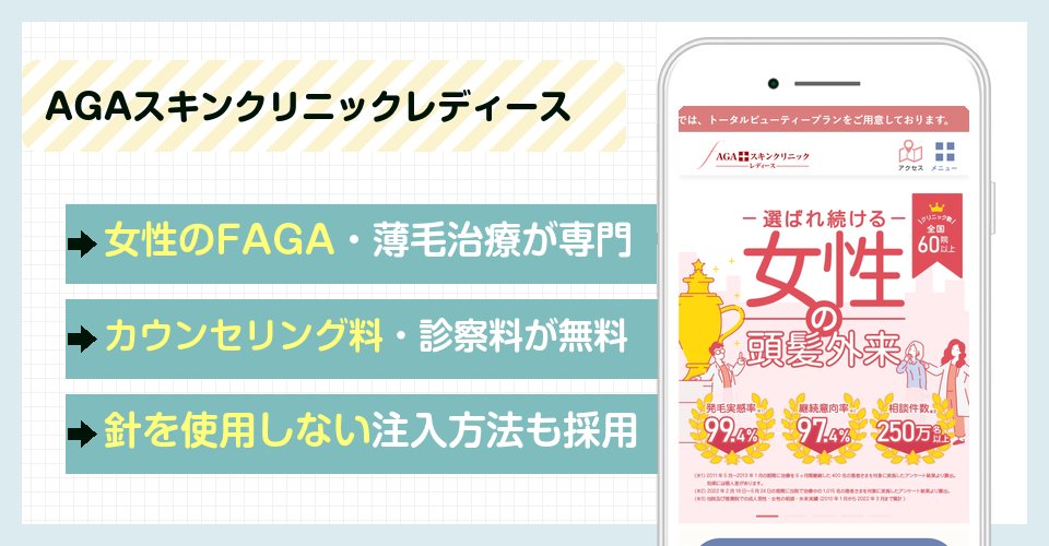 AGAスキンクリニックの特徴まとめ