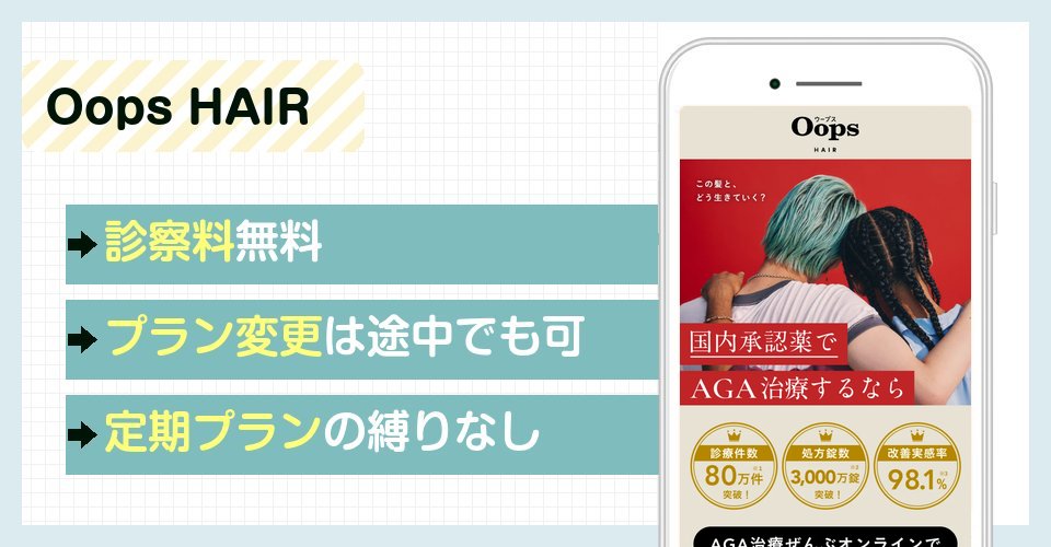 Oops HAIRの特徴まとめ