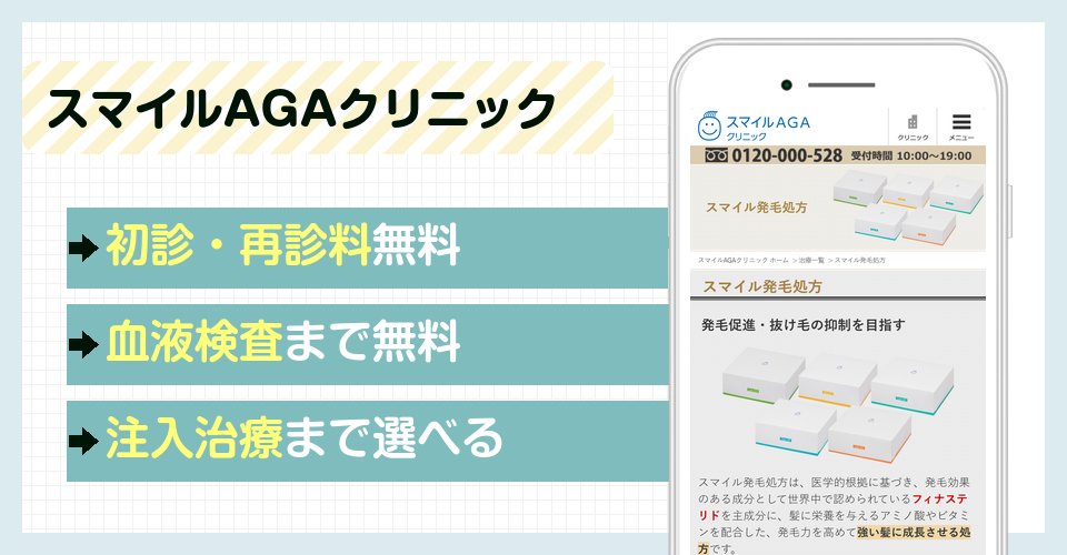 スマイルAGAクリニックの特徴まとめ