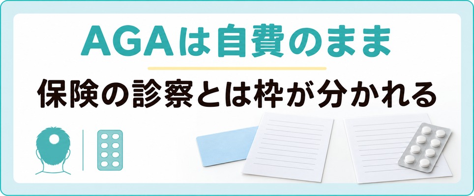 自費の枠と保険の枠が分かれることを示した章の扉