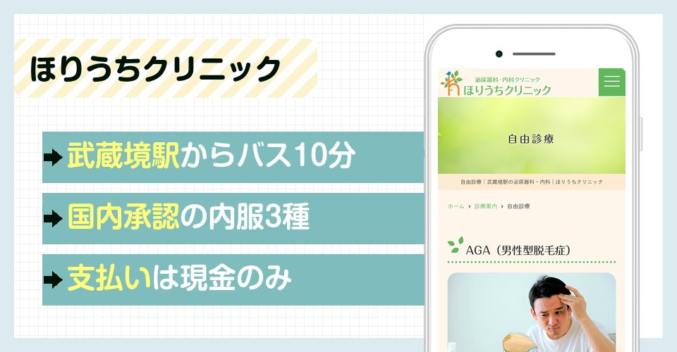 ほりうちクリニックの特徴まとめ
