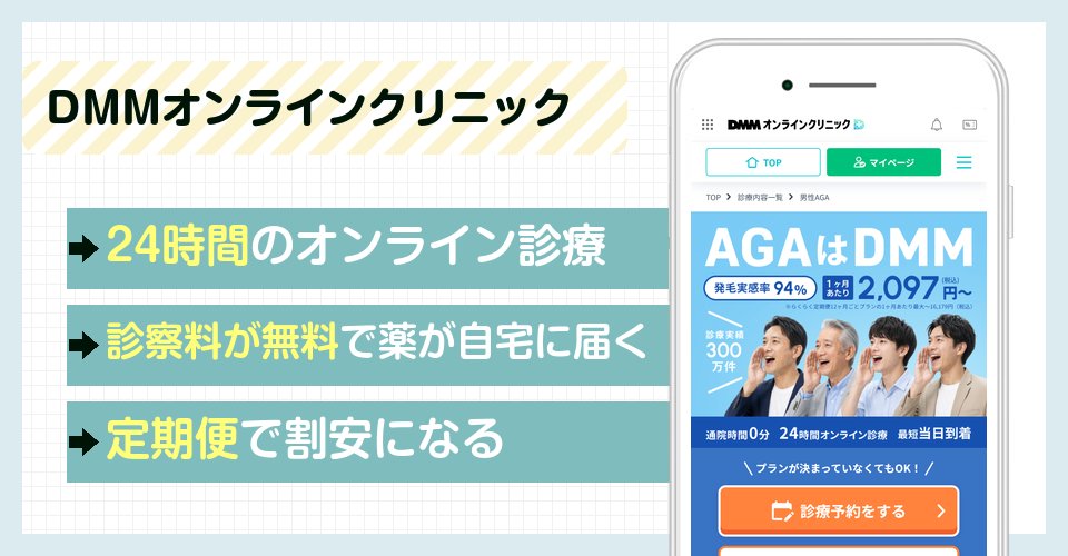 DMMオンラインクリニックの特徴まとめ