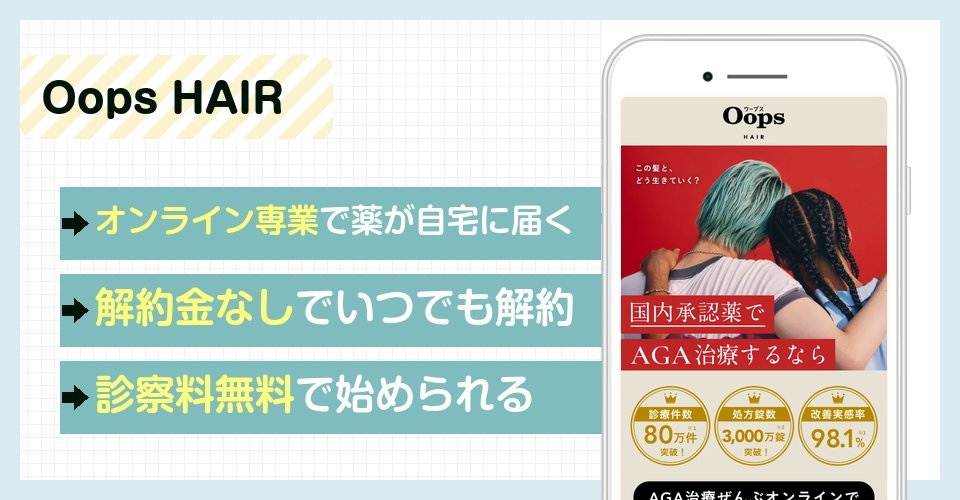 Oops HAIRの特徴まとめ