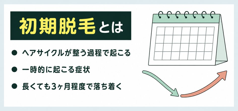 初期脱毛とは
