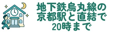 Dr.AGAクリニック京都駅前院 地下鉄烏丸線の京都駅と直結で20時まで