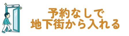 ユナイテッドクリニック京都四条烏丸院 予約なしで地下街から入れる