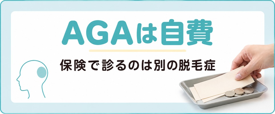 京都のAGA治療に健康保険が使えない理由と保険で診てもらえる脱毛症