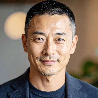 40-50代男性のベリーショートの髪型の写真