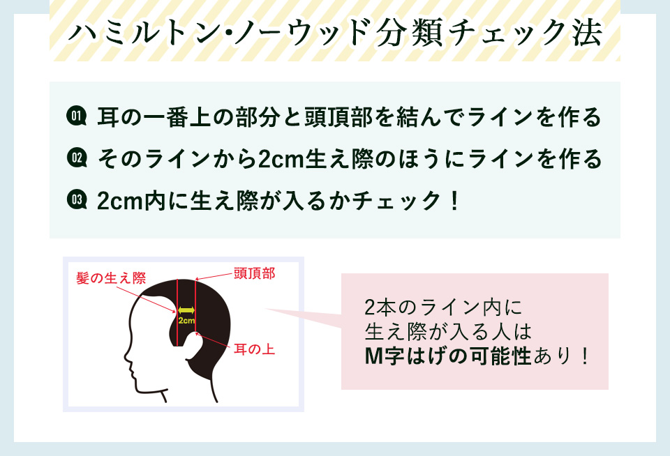 ハミルトン・ノーウッド分類チェック方法の図説