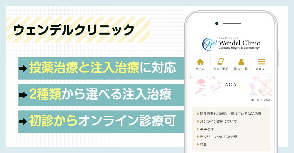 ウェンデルクリニックの特徴まとめ