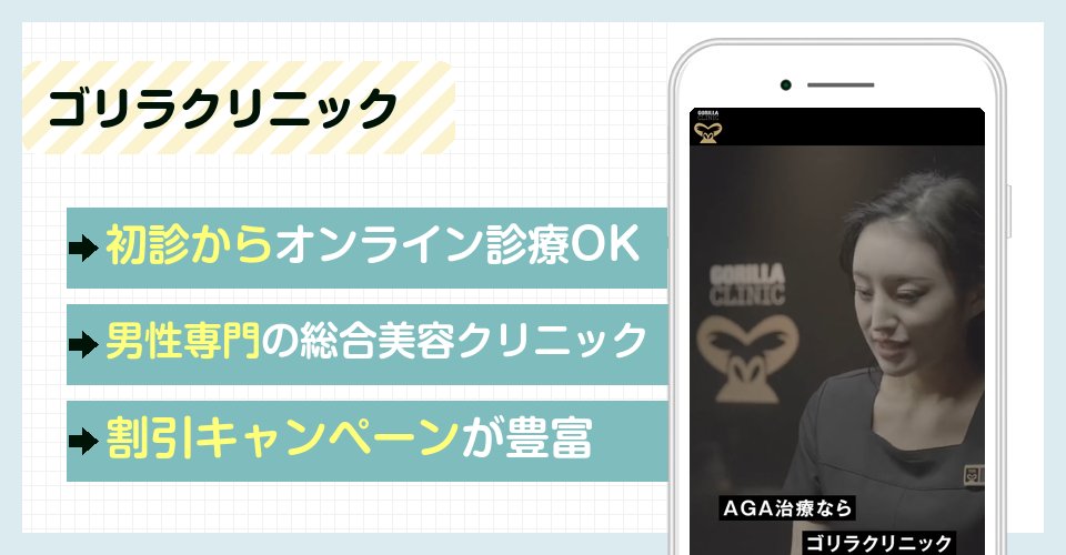 ゴリラクリニックのバナー