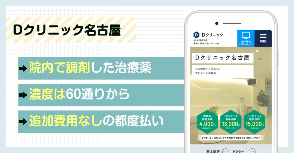 Dクリニック名古屋の特徴まとめ