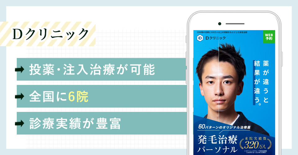 Dクリニックのバナー