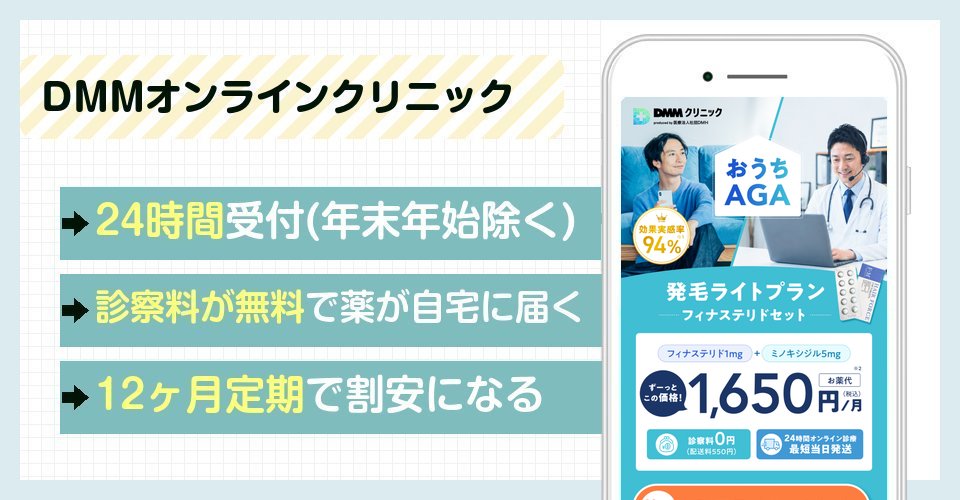 DMMオンラインクリニックの特徴まとめ