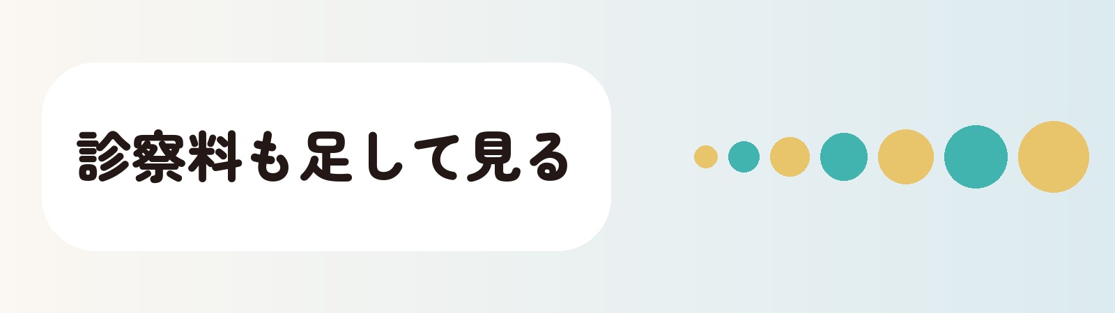 診察料も足して見る