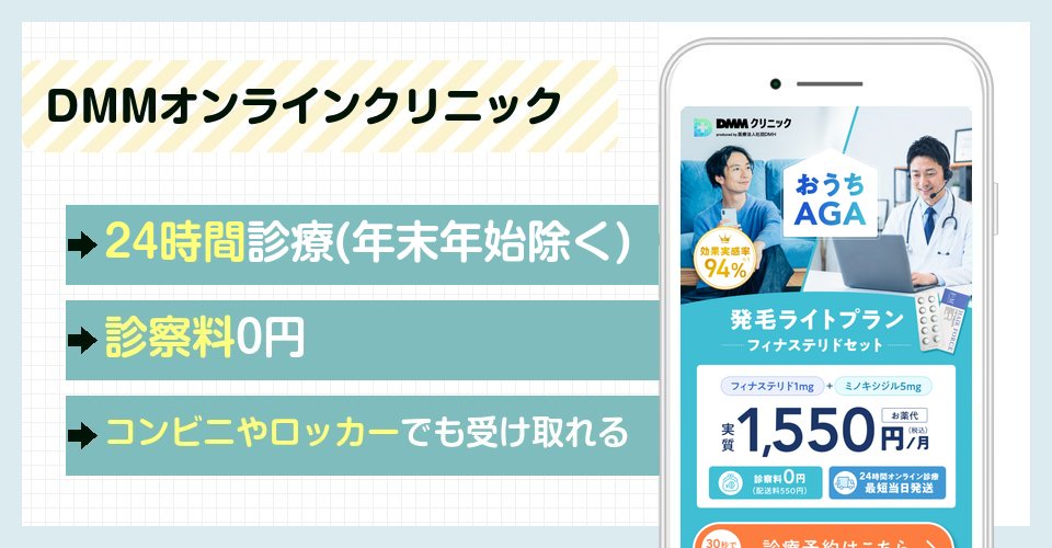 DMMオンラインクリニックの特徴まとめ