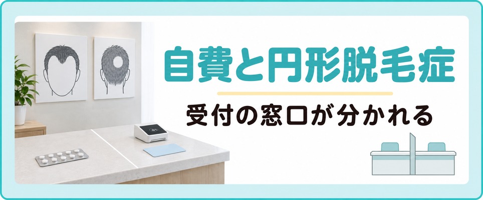 新橋のAGA治療が自費のままで円形脱毛症と窓口が分かれるしくみ