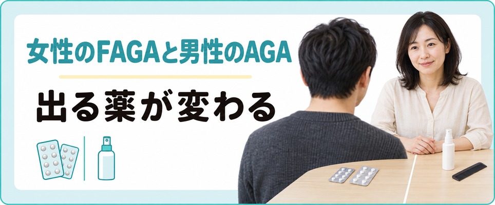 新橋で女性の薄毛治療と男性のAGAで薬が分かれるしくみ