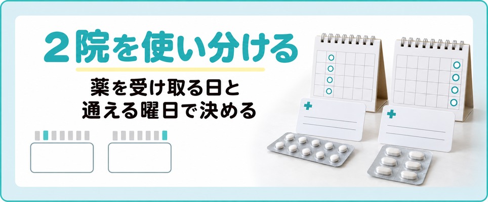 新橋のAGA治療で2院を使い分けるときの決め手