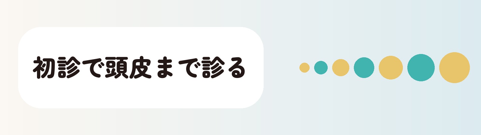 新宿には初診の日に頭皮診断まで行う院がある