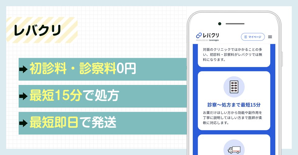 レバクリの特徴