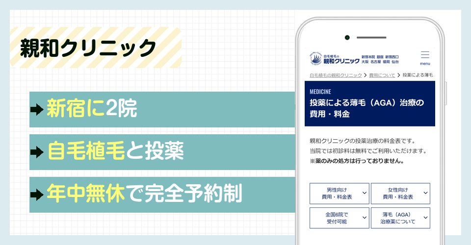 親和クリニックの特徴