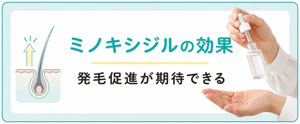 ミノキシジル(内服・外用薬)の効果