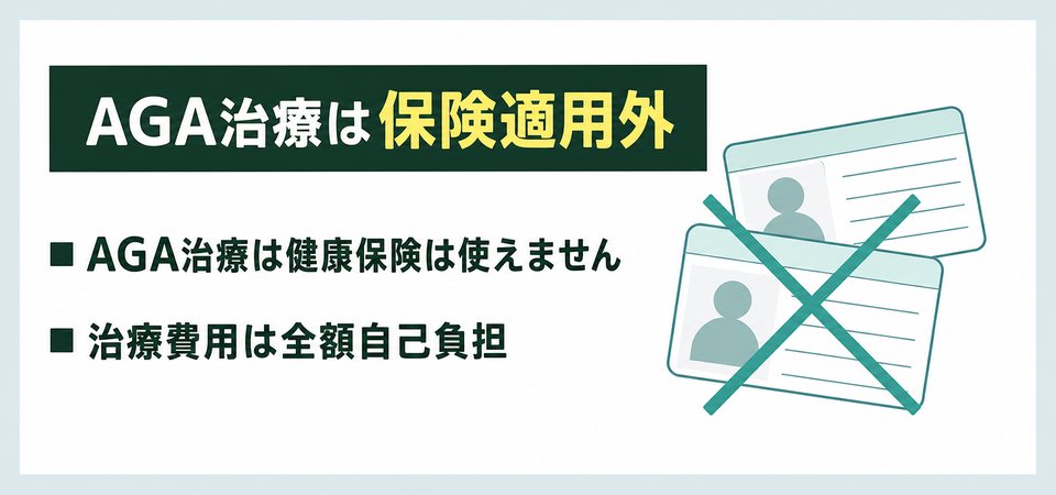 AGA治療は保険適用外