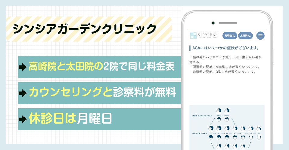 シンシアガーデンクリニックの特徴まとめ