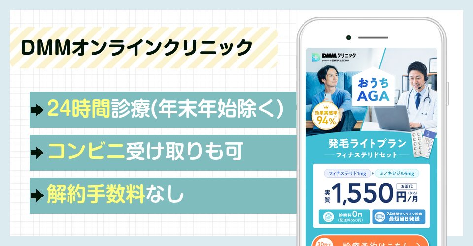 DMMオンラインクリニックの特徴まとめ