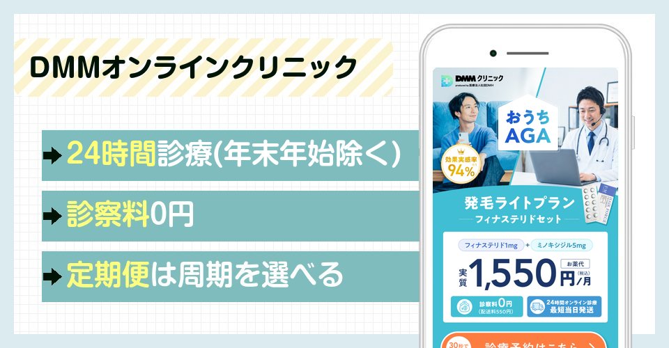 DMMオンラインクリニックの特徴まとめ