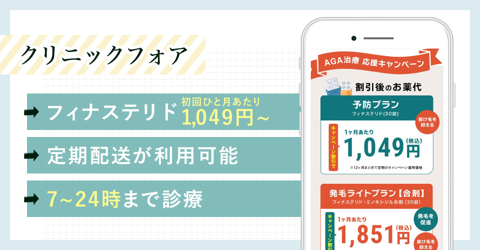 クリニックフォアのバナー