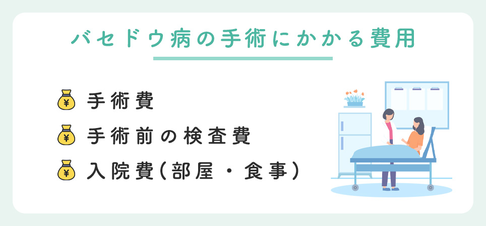 バセドウ病の手術にかかる費用一覧