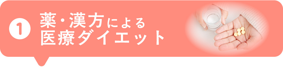 ①薬・漢方による医療ダイエット