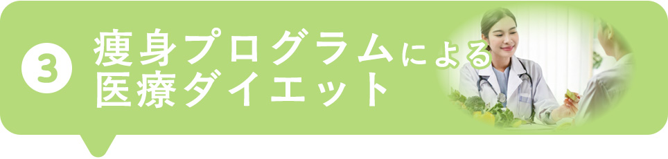 ③痩身プログラムによる医療ダイエット