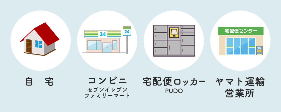 DMMの受け取り可能場所一覧