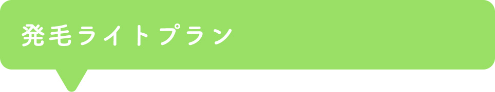 発毛ライトプラン