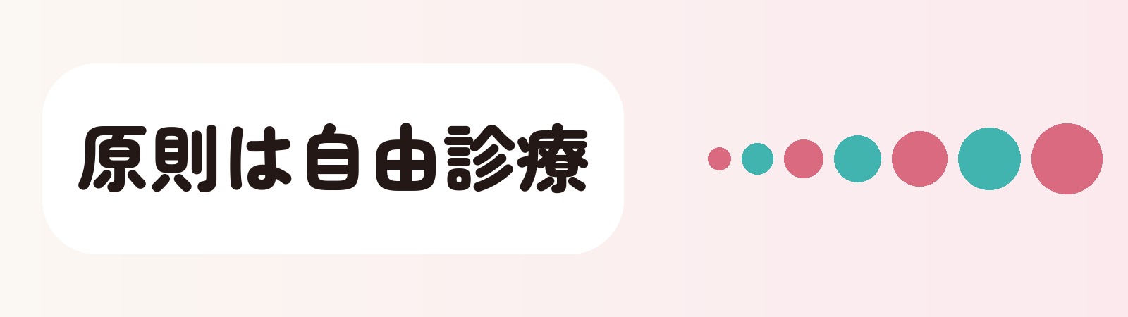 原則は自由診療