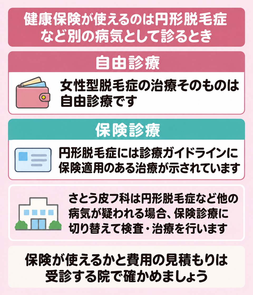 自由診療になる部分と保険の対象になる部分の線引き