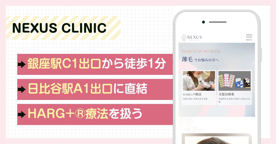 NEXUS CLINICの特徴まとめ