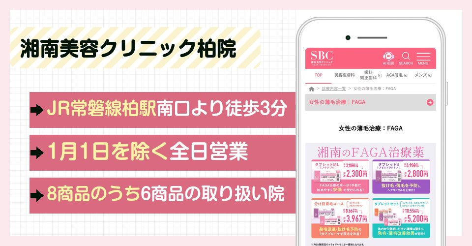 湘南美容クリニック柏院の特徴まとめ