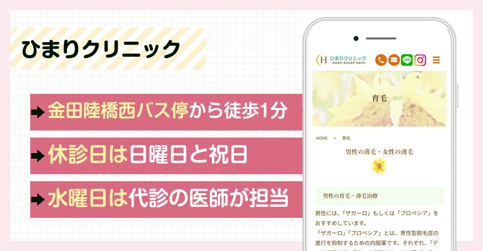 ひまりクリニックの特徴まとめ