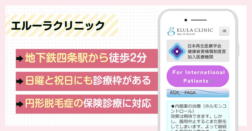 エルーラクリニックの特徴まとめ