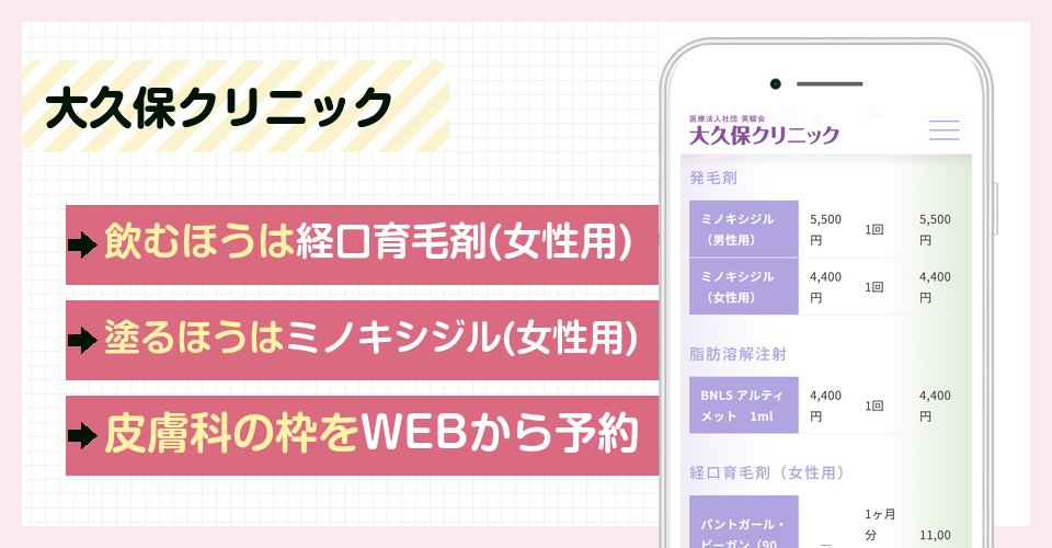 大久保クリニックの特徴まとめ