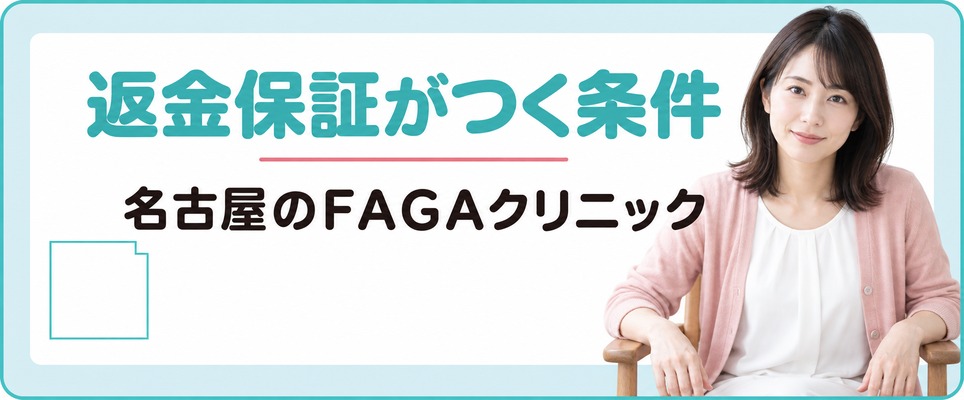 名古屋のFAGAクリニックが女性に用意する返金保証の条件