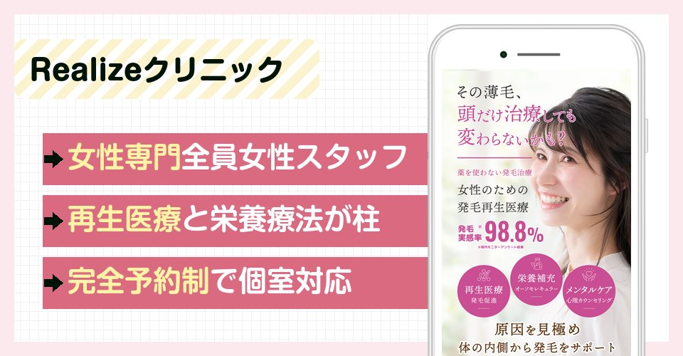 Realizeクリニックの特徴まとめ