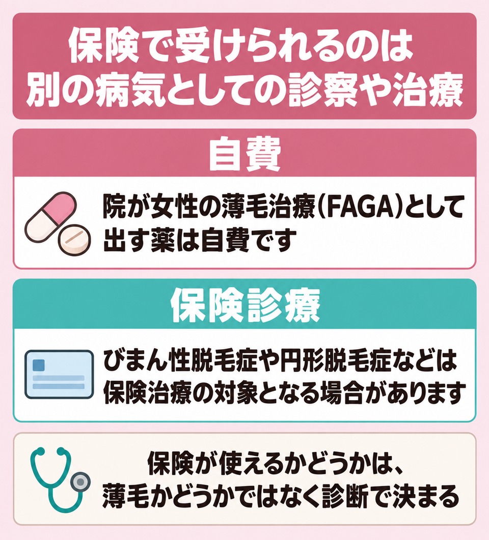 保険で受けられる部分と自費になる部分の線引き