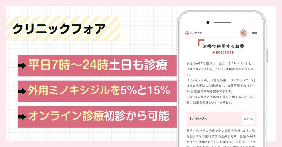 クリニックフォアの特徴まとめ