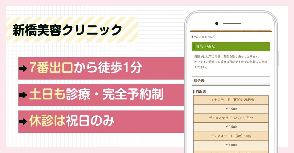 新橋美容クリニックの特徴まとめ
